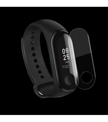 Clear Screen Protector Protective Film Guard for Xiaomi Mi Band 3 Watch 2pcs